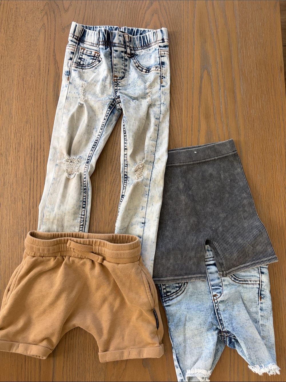 Lenox James. 3 shorts size 2t and jeans size 3t. 4 items.
